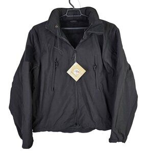 Mens Rothco Black Waterproof Tactical Jacket Full Zip Waterproof 3-Layer 3XL